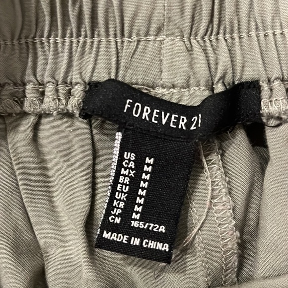 Fabric Shorts, Size M, Sage Green, EUC - Picture 3 of 3